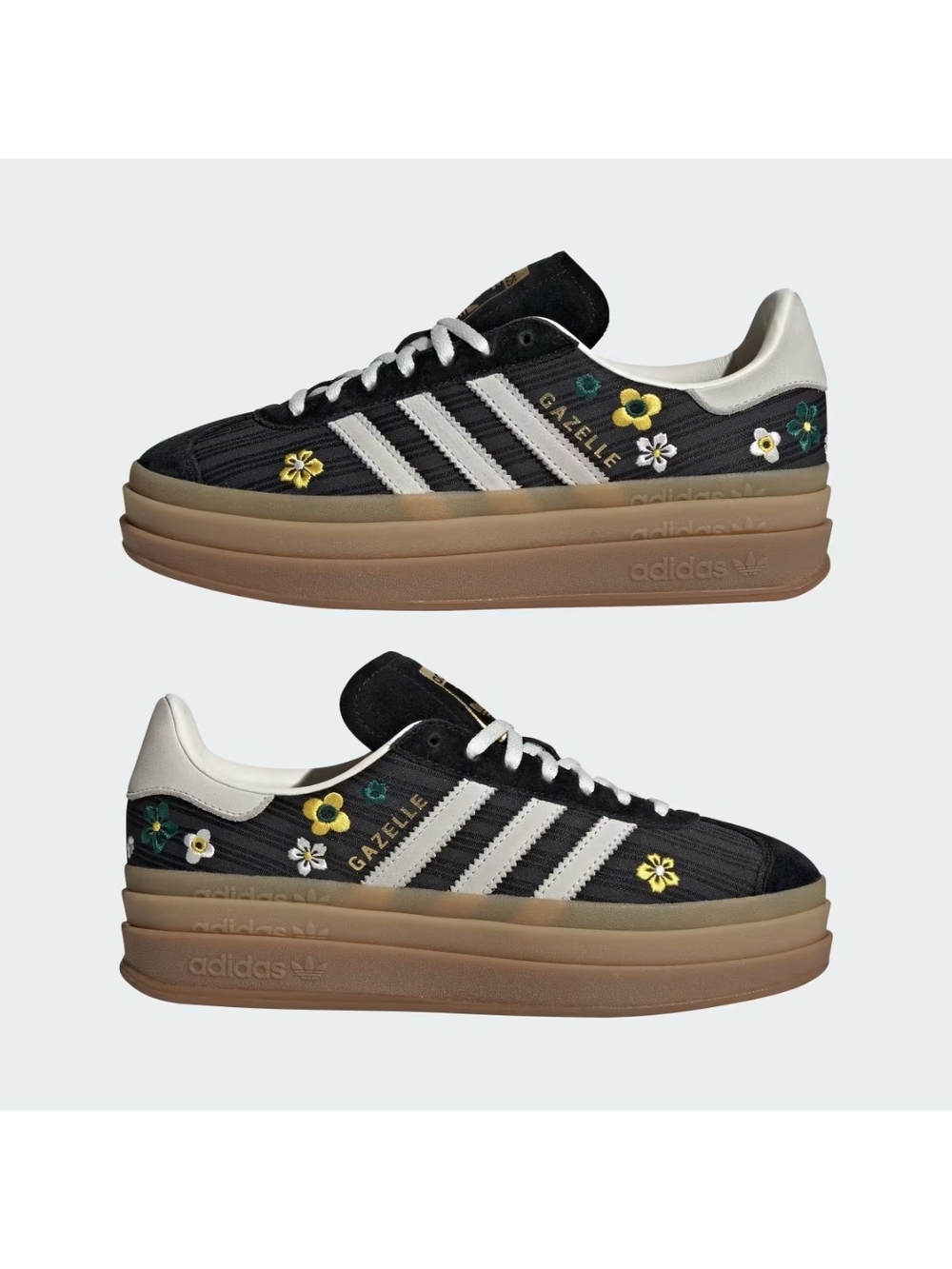 Adidas Liberty of London Gazelle Platform Floral Black/White Women's Sneakers